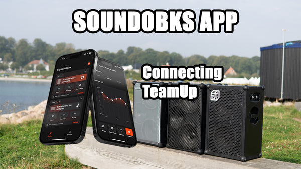 Soundboks App. Soundboks ude i det fri og måden man Synkronisere Soundboks